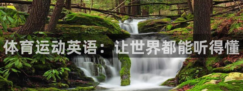米兰体育官网下载平台是正规平台吗：体育运动英语：让世界都能听